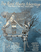 Load image into Gallery viewer, Poster - 2024 The Rise and The Fall US / Canada Tour - Red OR Blue
