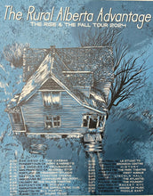 Load image into Gallery viewer, Poster - 2024 The Rise and The Fall US / Canada Tour - Red OR Blue
